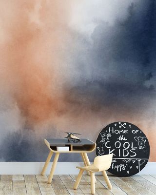 Smoke on River Scenic Wallpaper