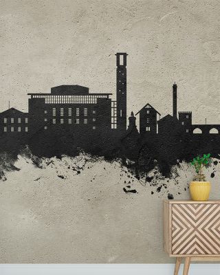Stratford-upon-Avon England Skyline Concrete Wallpaper