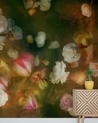 The Floral Golden Hour Wallpaper