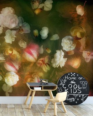 The Floral Golden Hour Wallpaper