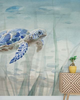 Undersea Turtle Wallpaper