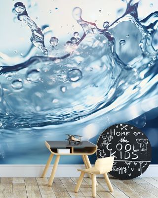 Water Splash Scene Wallpaper