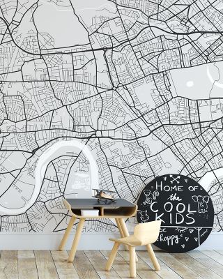 West London Grey Wallpaper