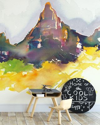 Western Slope Watercolor Wallpaper