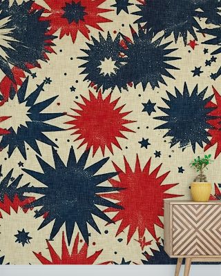 4th of July Fireworks Premium Wallpaper