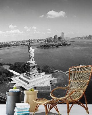 Aerial Liberty Wallpaper