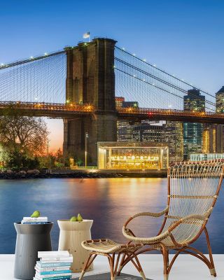 Brooklyn Bridge at Night Wallpaper