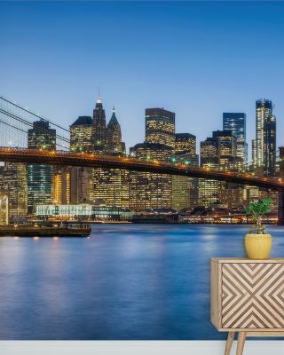 Brooklyn Bridge at Night Wallpaper