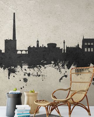 Carlisle England Skyline Concrete Wallpaper