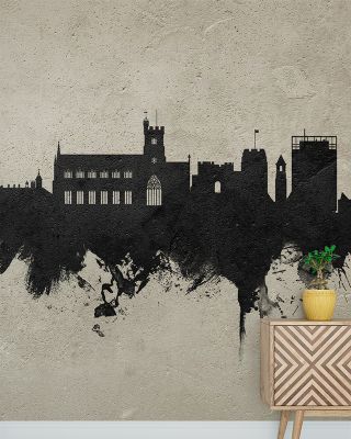 Carlisle England Skyline Concrete Wallpaper
