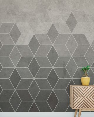 Concrete Hexagons Wallpaper