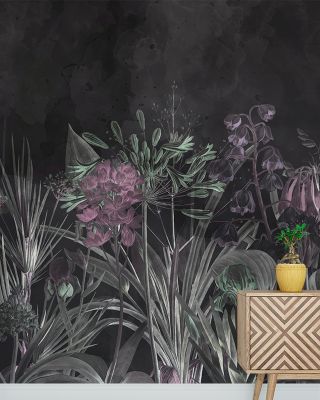 Field of Dreams Dark Green Wallpaper
