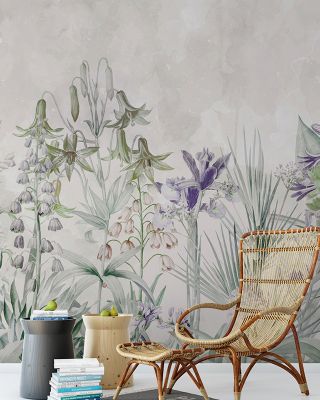 Field of Dreams Deep Purple Wallpaper