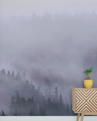 Fog Cascade Wallpaper