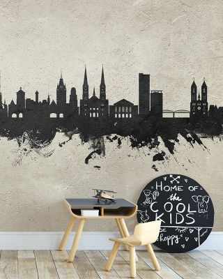Freiburg Germany Skyline Concrete Wallpaper