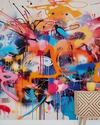 Graffiti Explosion Wallpaper