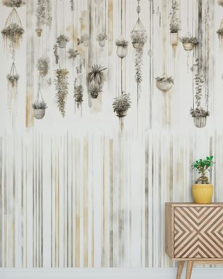 Hanging Watercolor Gardens Wallpaper