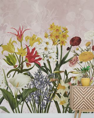 Happy Spring Flowers Wallpaper