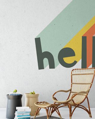 Hello Rainbow Wallpaper