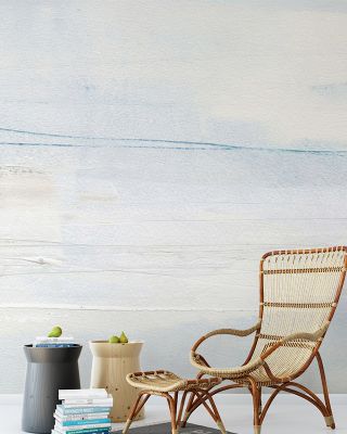 Incised Blue Wallpaper