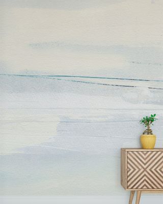 Incised Blue Wallpaper