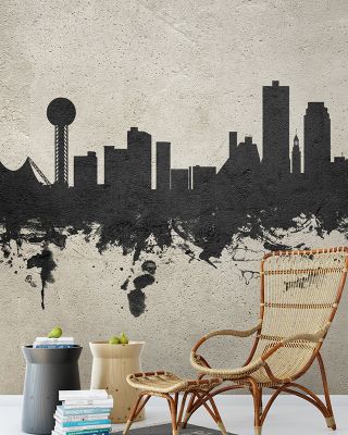 Knoxville Tennessee Skyline Concrete Wallpaper