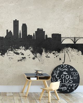 Knoxville Tennessee Skyline Concrete Wallpaper