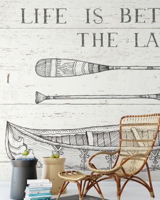 Lake Sketches II Wallpaper