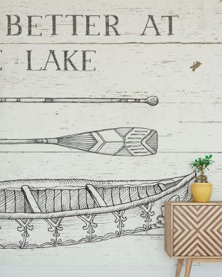 Lake Sketches II Wallpaper