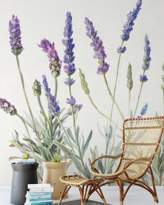 Lavender Line Wallpaper