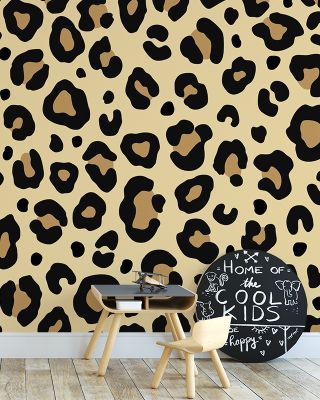 Leopard Skin Grrrrrr on Repeat Premium Wallpaper