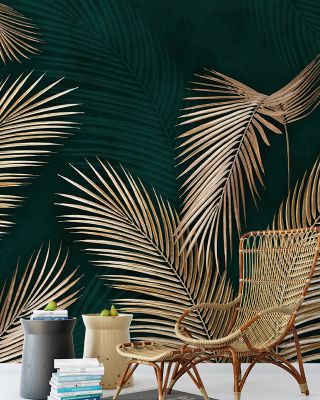 Monumental Leaf Wallpaper