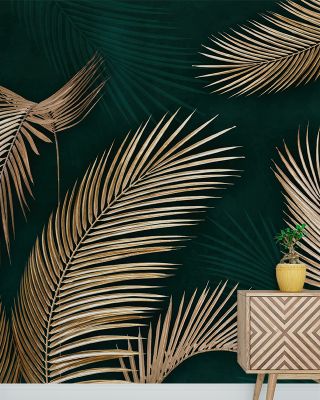 Monumental Leaf Wallpaper