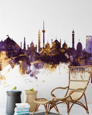 New Delhi India Skyline Wallpaper