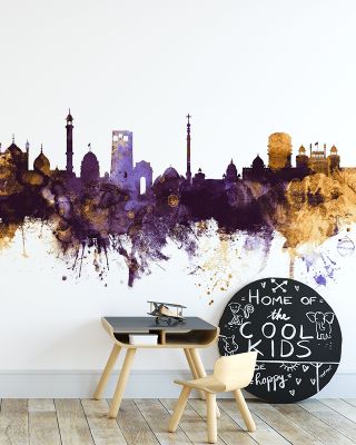 New Delhi India Skyline Wallpaper