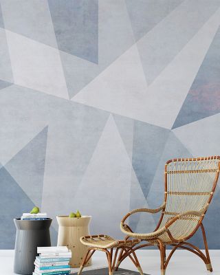 Pastel Concrete Wall Wallpaper