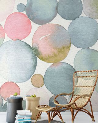 Pastel Drops Wallpaper