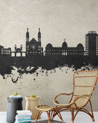 Port-au-Prince Haiti Skyline Concrete Wallpaper