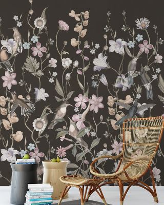 Sound of Spring Black Wallpaper