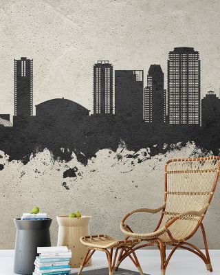 St Petersburg Florida Skyline Concrete Wallpaper