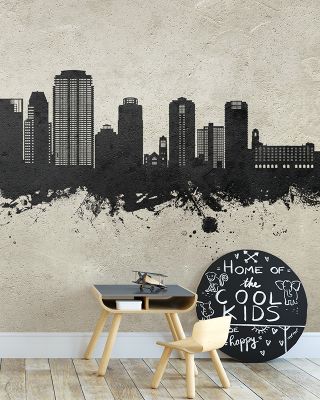 St Petersburg Florida Skyline Concrete Wallpaper