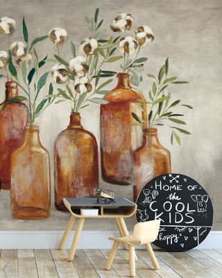 Still Life Flasks Wallpaper