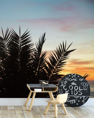 Sunset Palms II Wallpaper