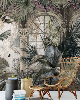 Tropical Conservatory Wallpaper