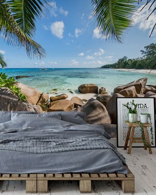 Beach Escape Tranquil Custom Wall Mural