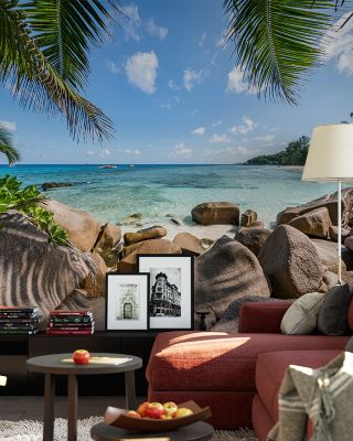 Beach Escape Tranquil Custom Wall Mural