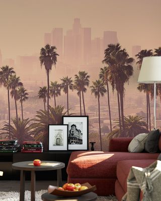 LA Palm Trees Urban Wallpaper
