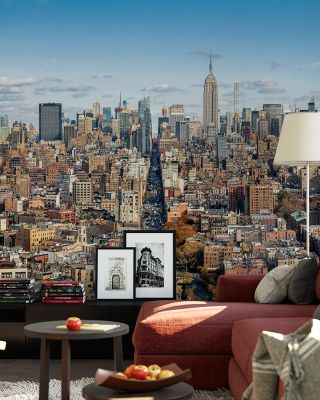 Midtown Streets Urban Wallpaper