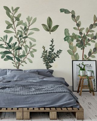 Victorian Garden II Botanical Wallpaper