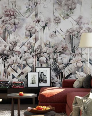 Watercolor Irises Artistic Wall Decor